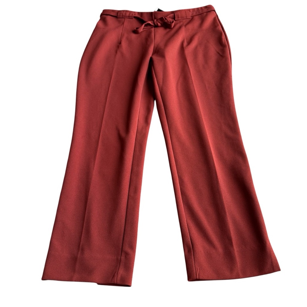 NYCC‎ New York Clothing Womens Tie Casual Business Wide Leg Pants